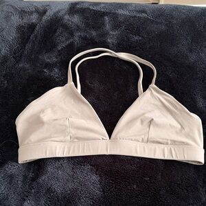 Splits59 Cream Triangle Bralette